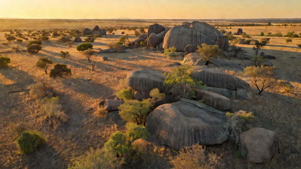 Kopje at golden hour