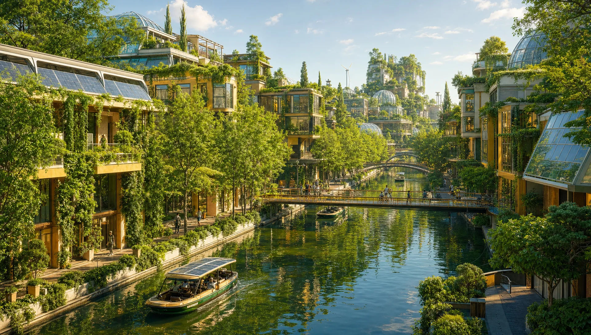 A river canal district