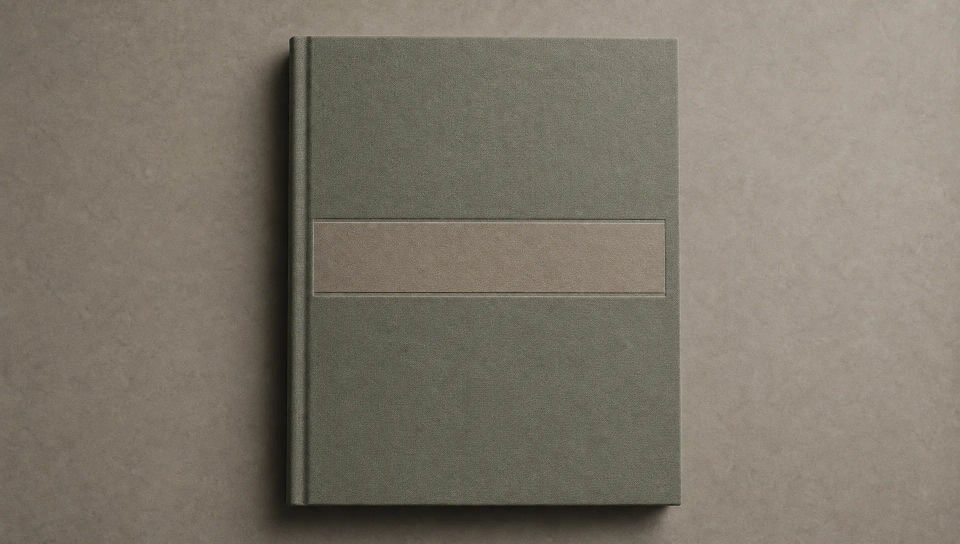 Embossed title cover