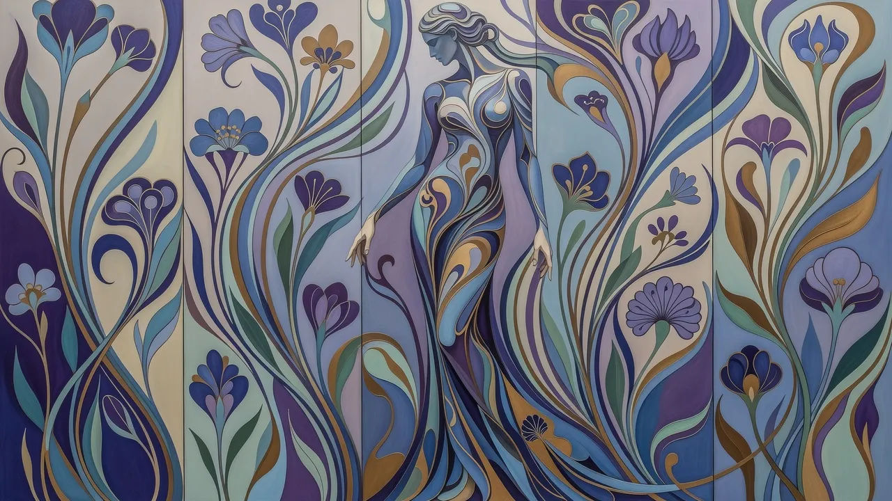 Decorative panel portrait