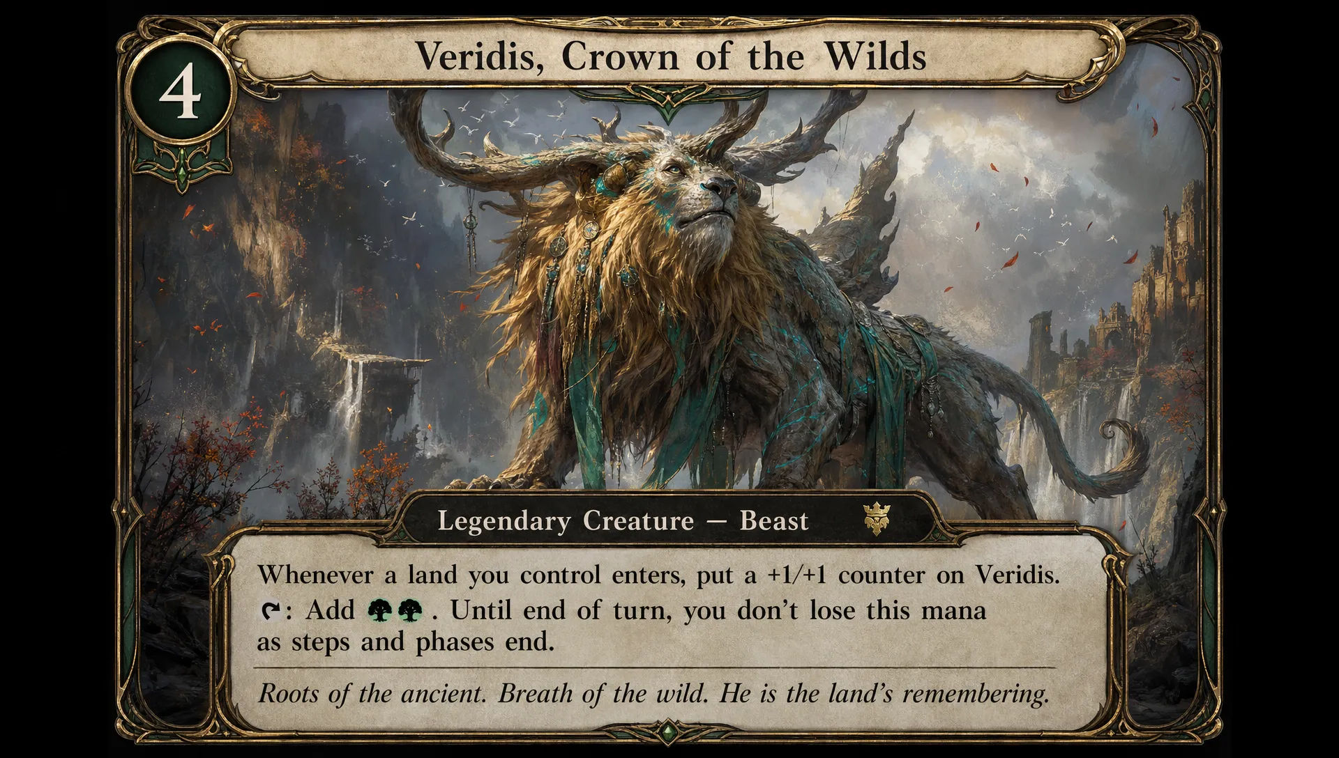 Creature card face