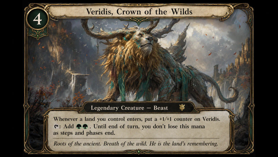 Creature card face