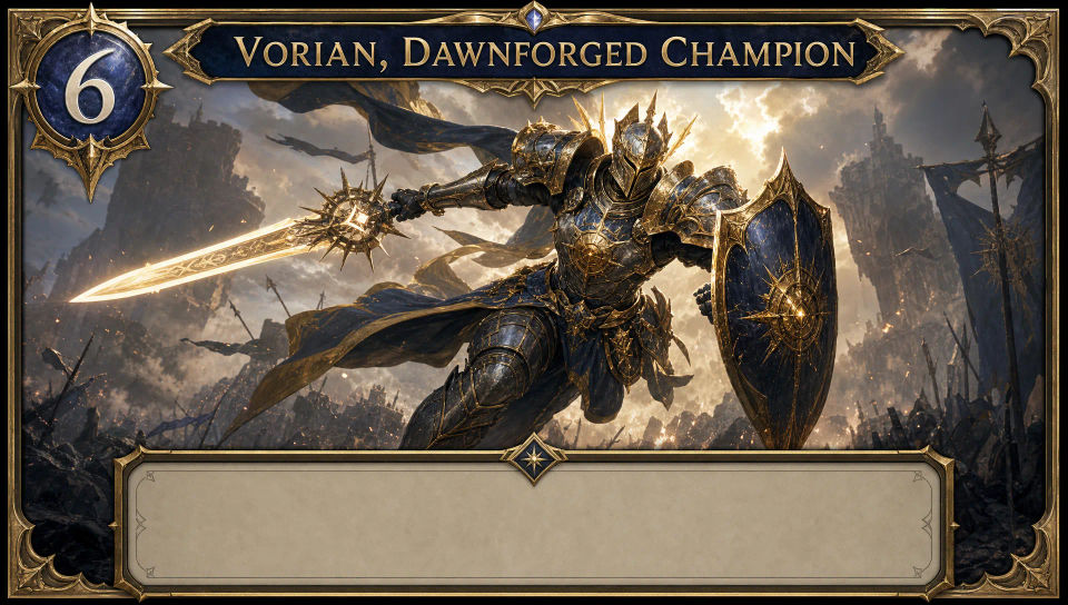 Champion hero card