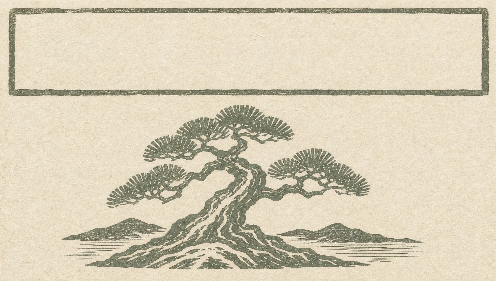 Woodcut motif cover