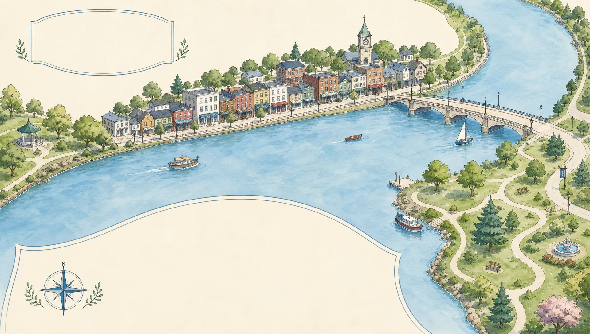Waterfront map