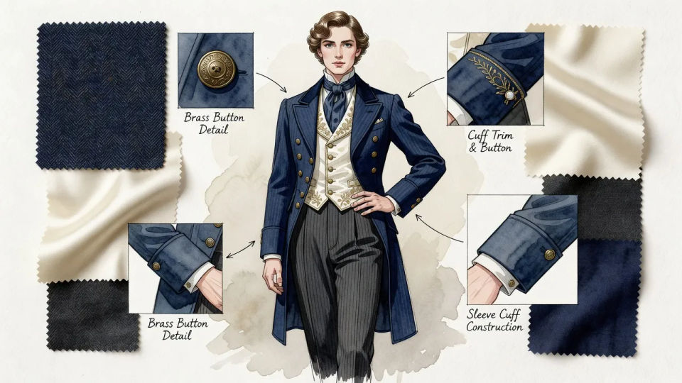 Swatch-and-detail sheet