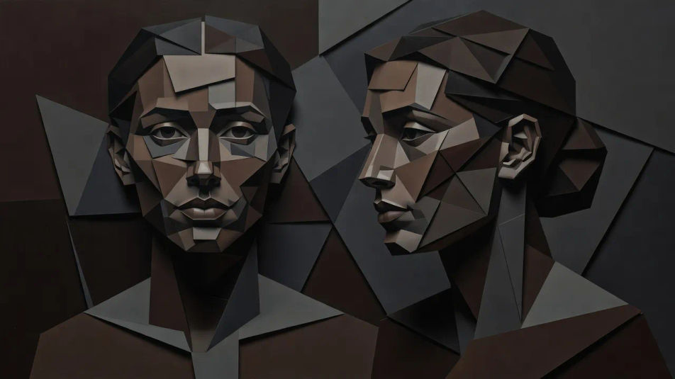 Two-viewpoint portrait