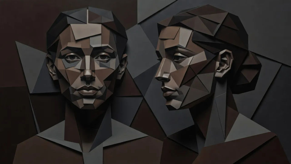 Two-viewpoint portrait