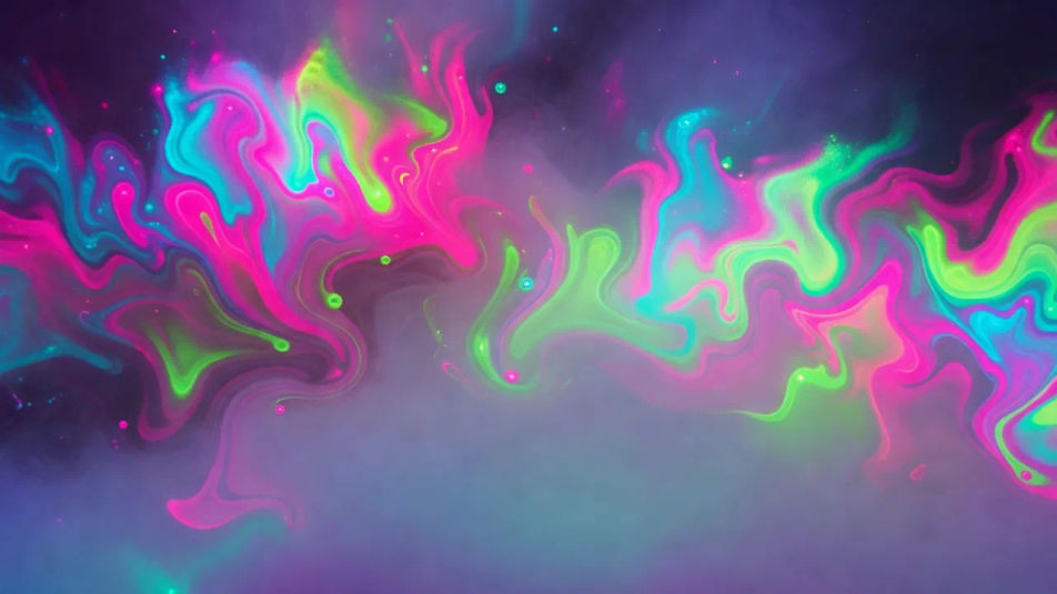 Neon color-field print