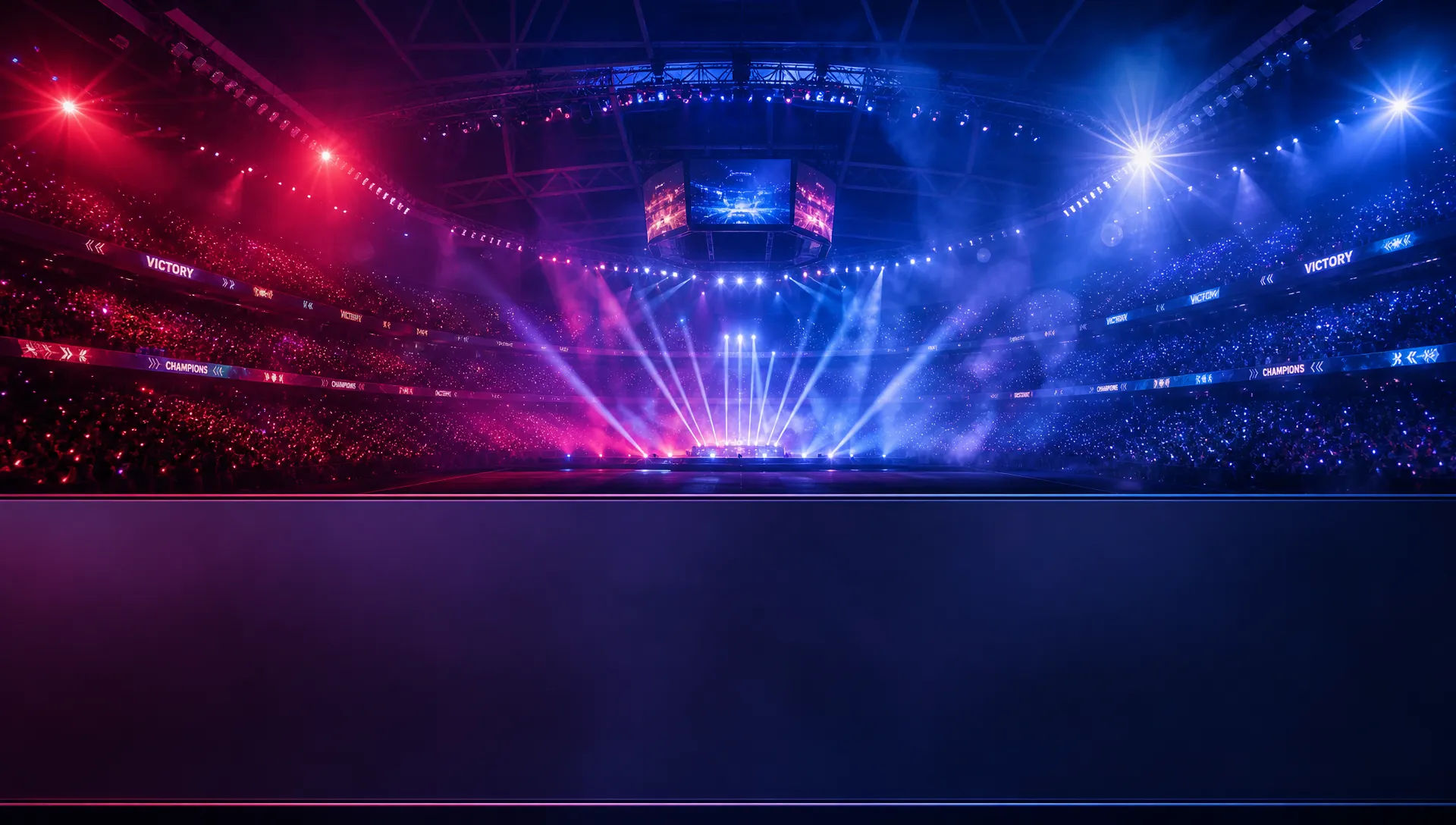 Arena-glow layout
