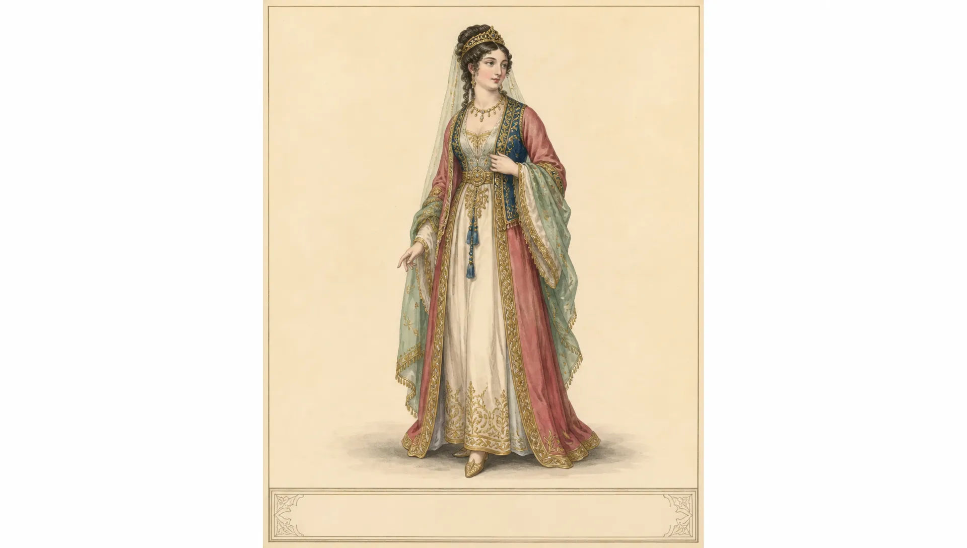 Single-figure plate