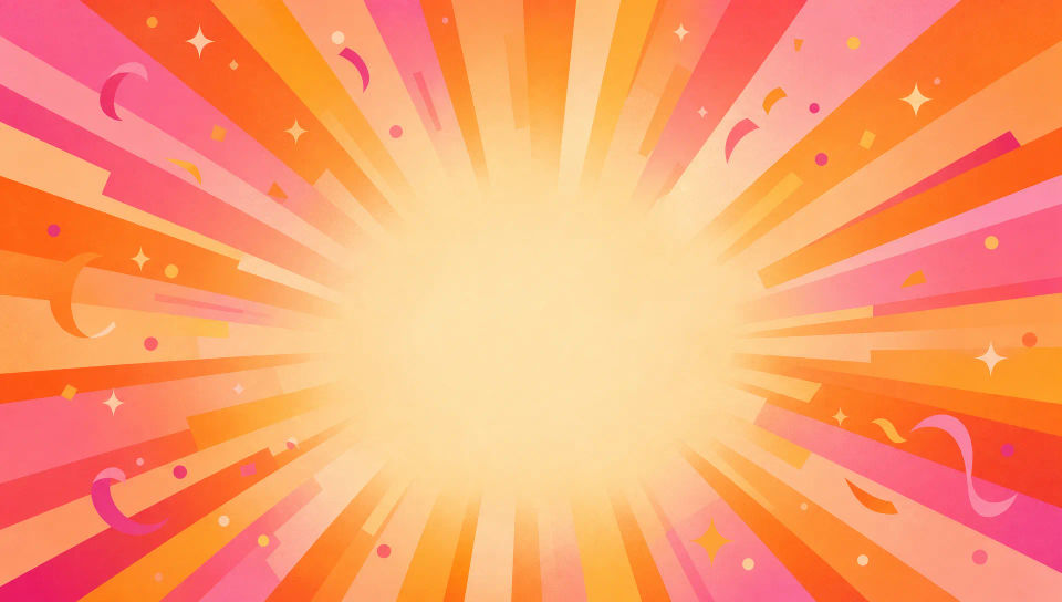 Sun-motif layout