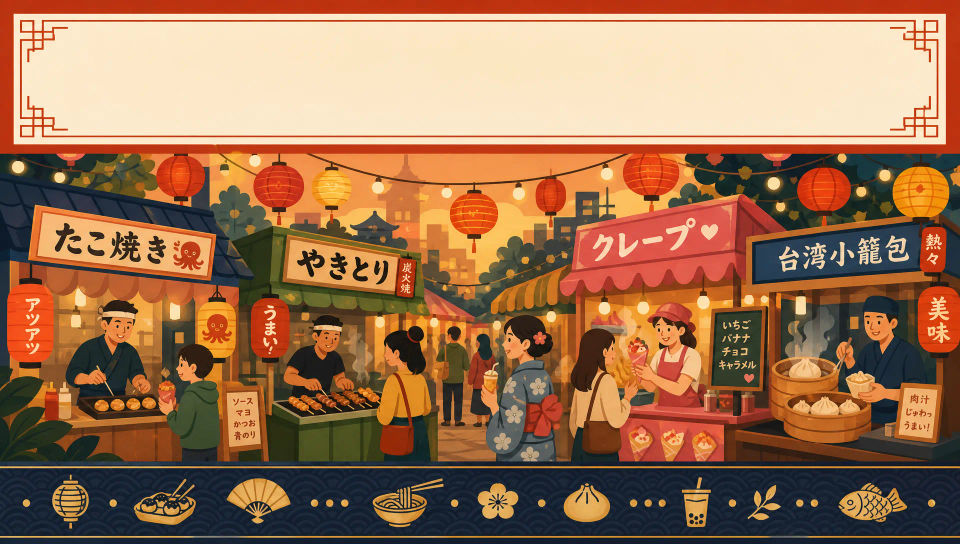 Food-fair layout