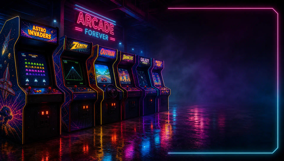 Arcade-hall layout