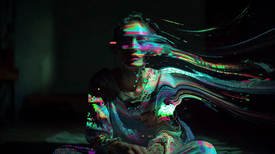 Datamosh smear