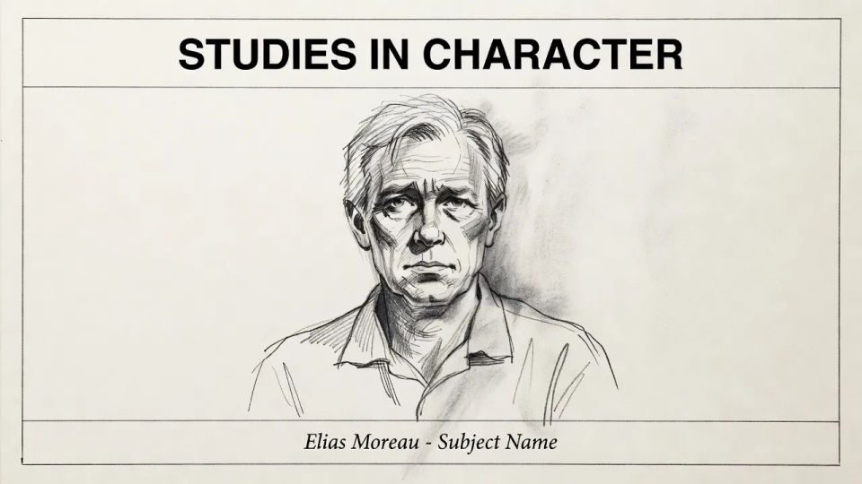 Portrait poster layout