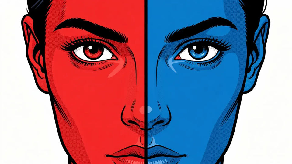 Split-complement close-up
