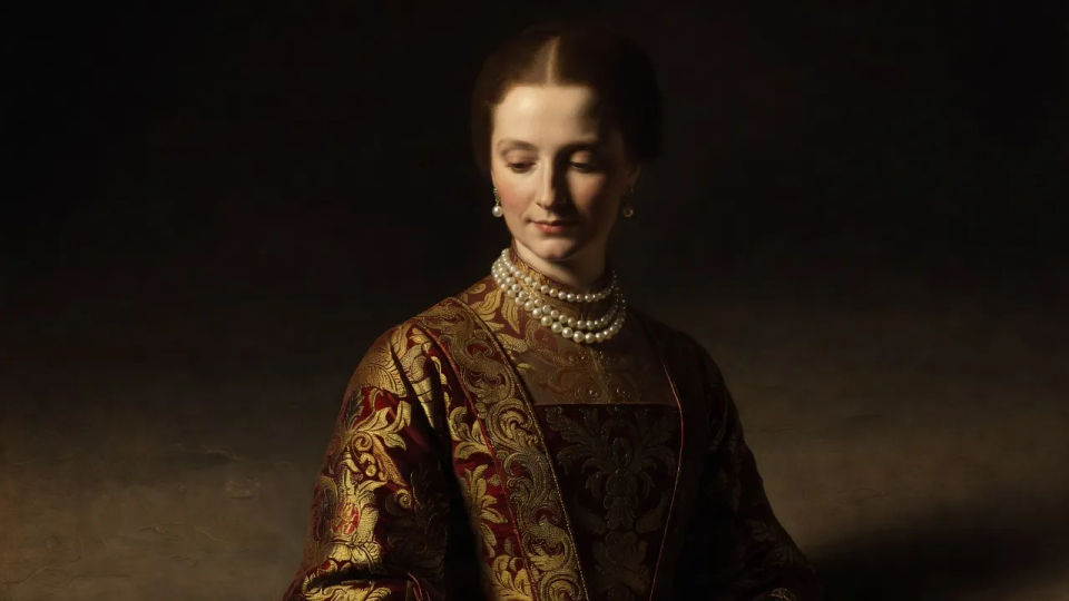 Three-quarter noblewoman