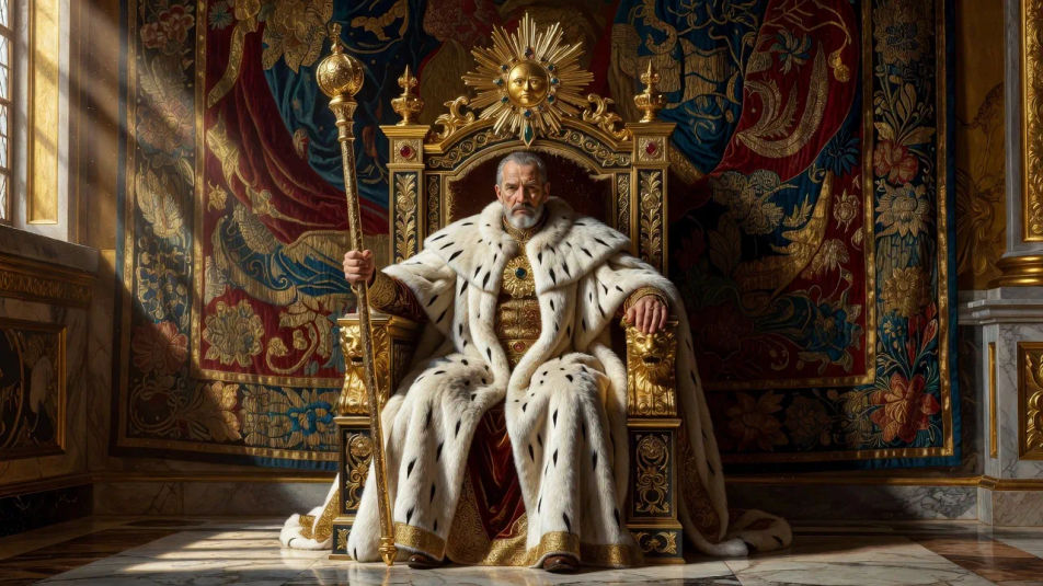 Throne-room portrait