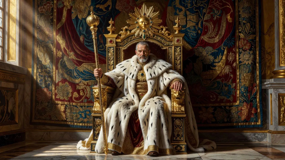 Throne-room portrait