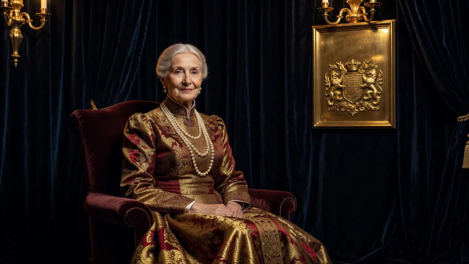 Jewelled state portrait