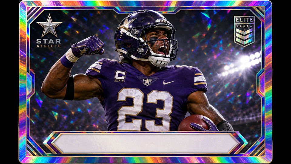Holographic star card