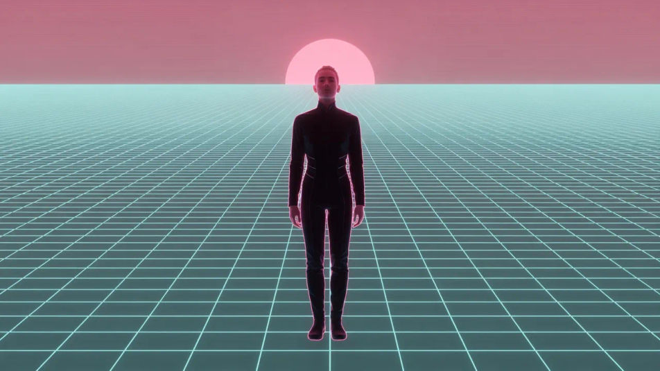 Grid horizon portrait