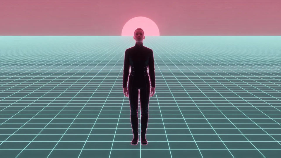 Grid horizon portrait
