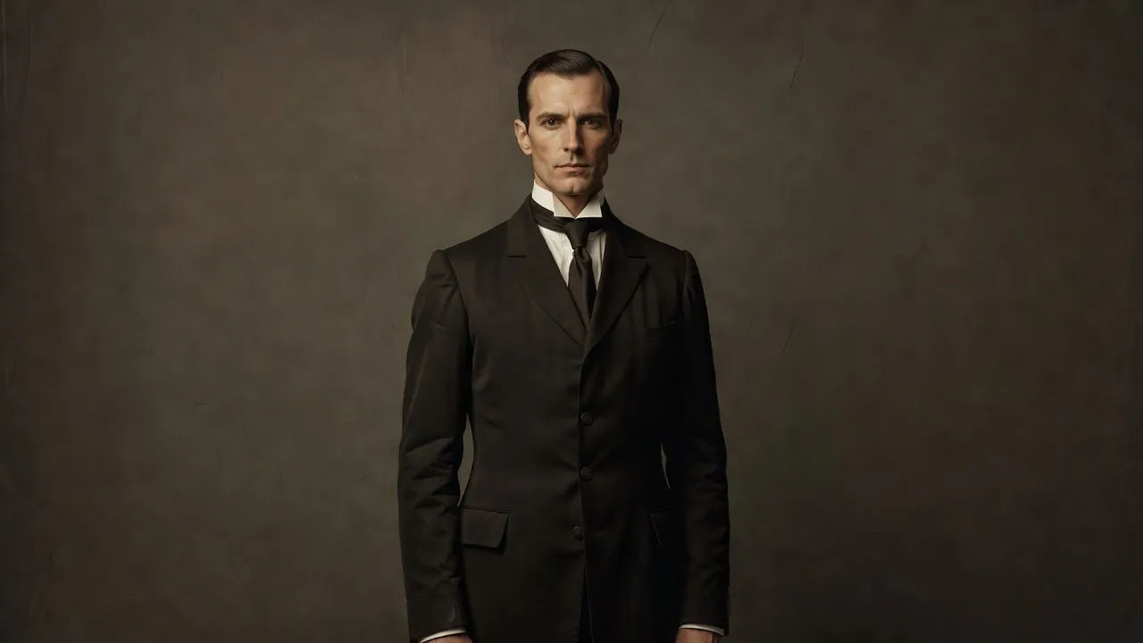Standing formal pose