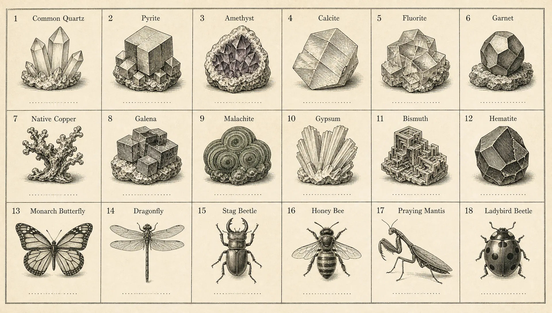 Specimen grid