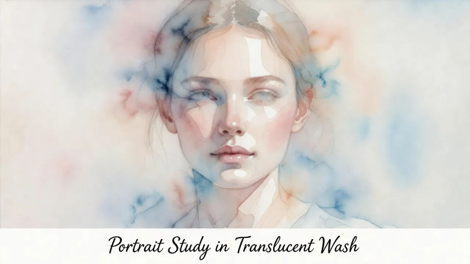 Loose wash portrait