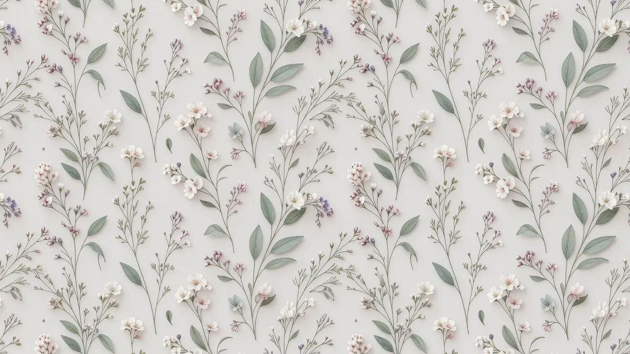 Botanical gift-wrap