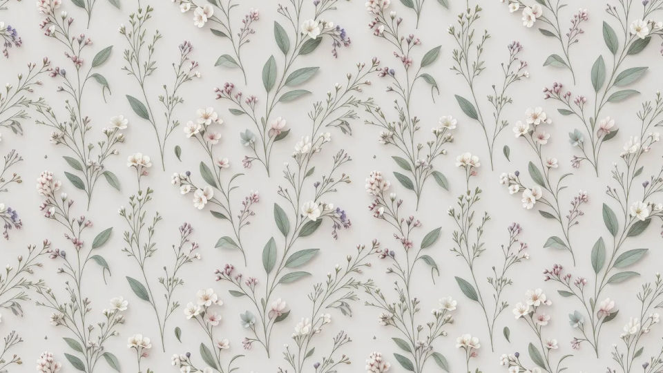 Botanical gift-wrap