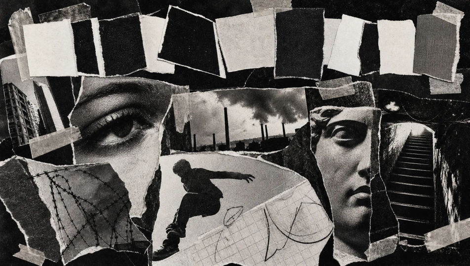 Collage cover layout