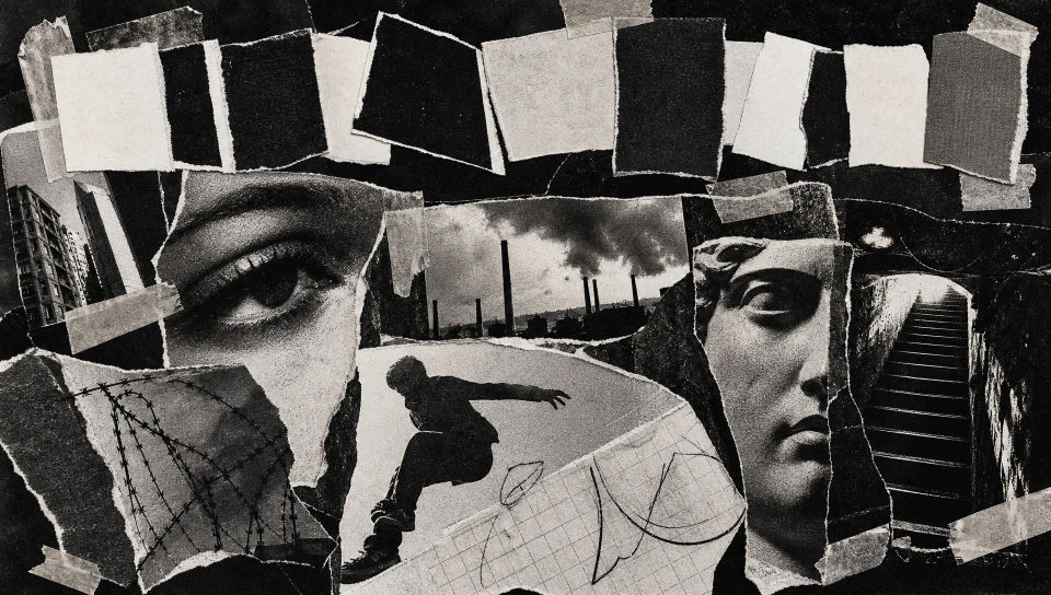 Collage cover layout