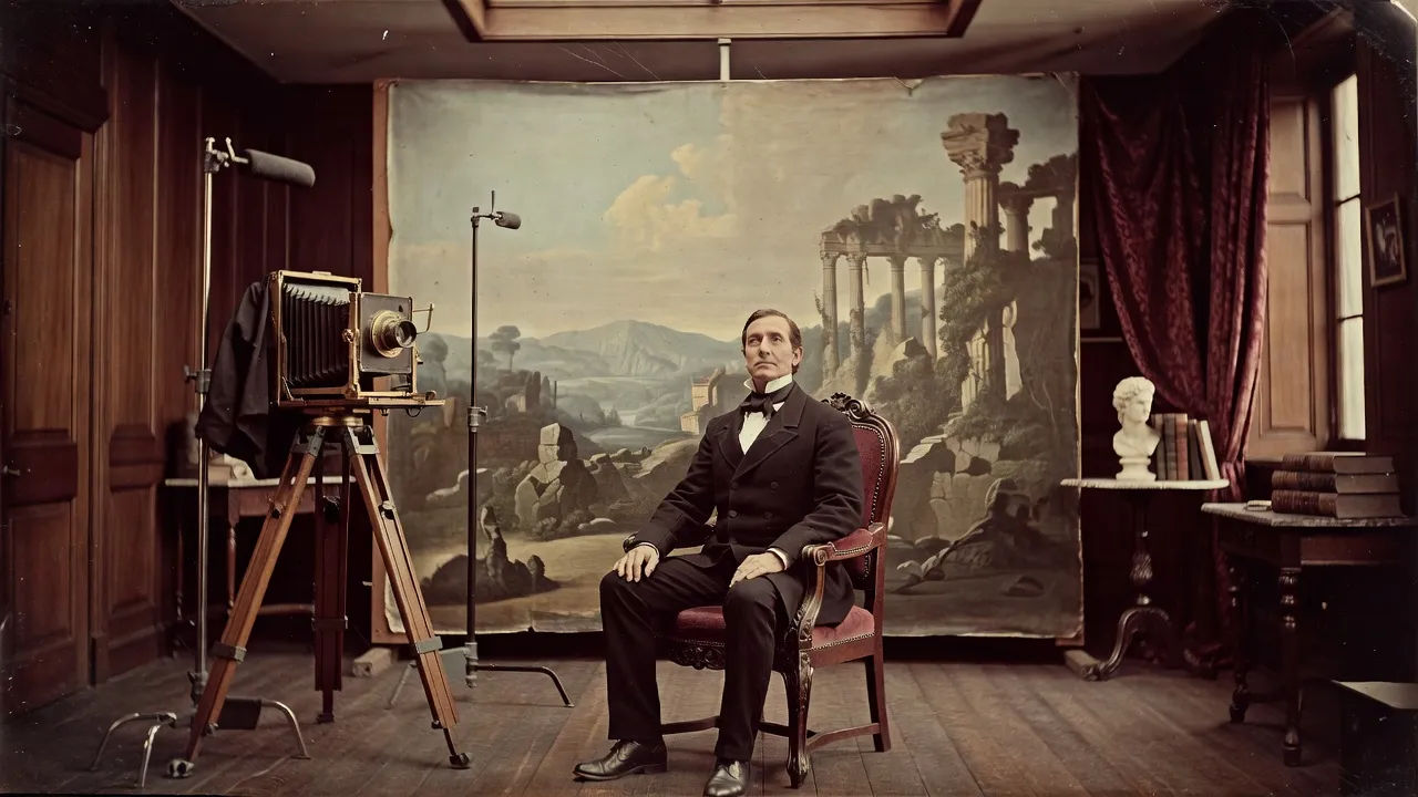 Victorian studio portrait