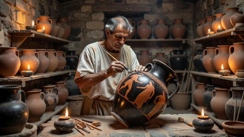 Vase-painting workshop