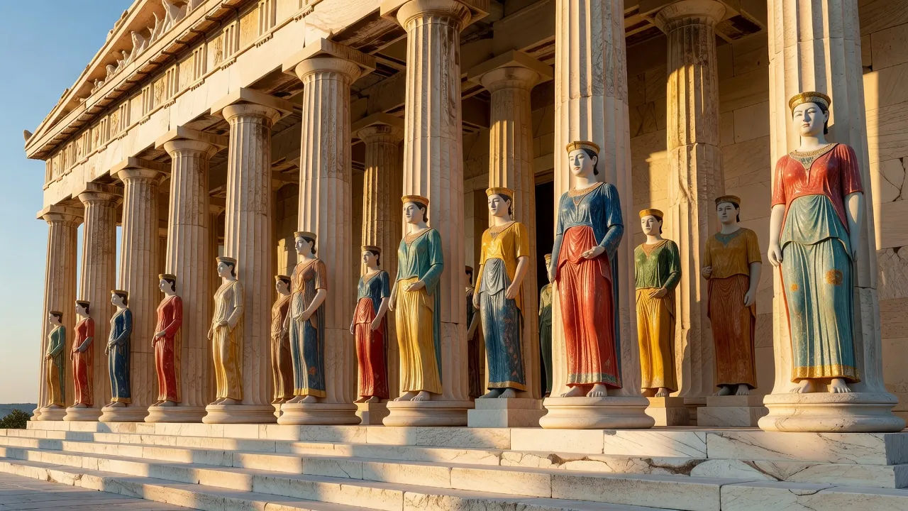 Temple portico