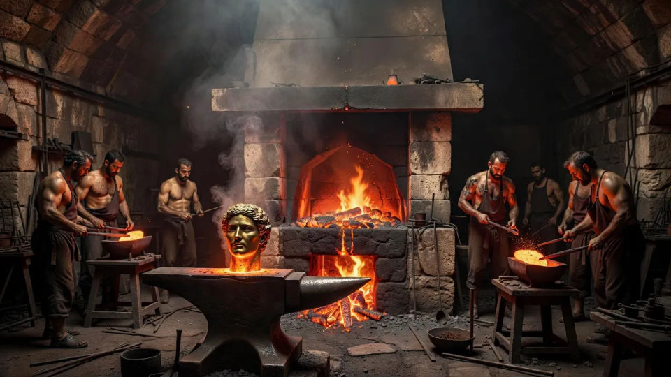 Bronze foundry
