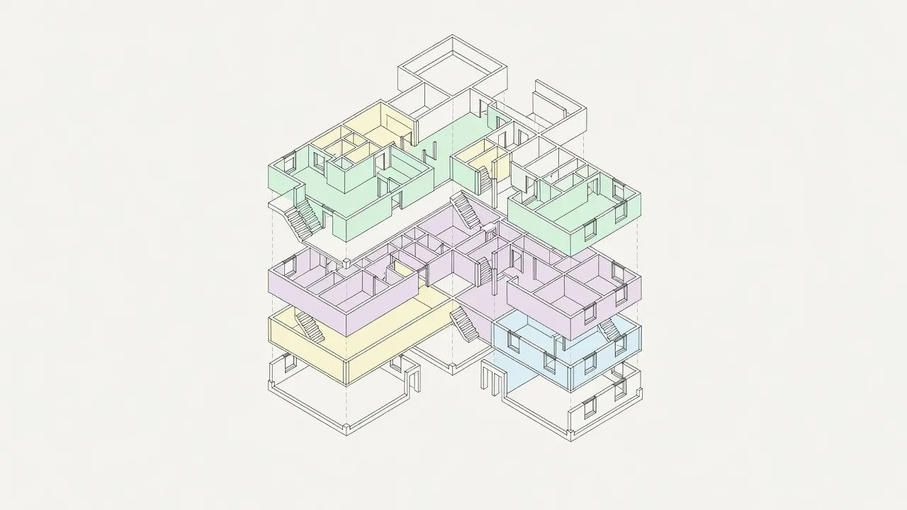 Axonometric block study