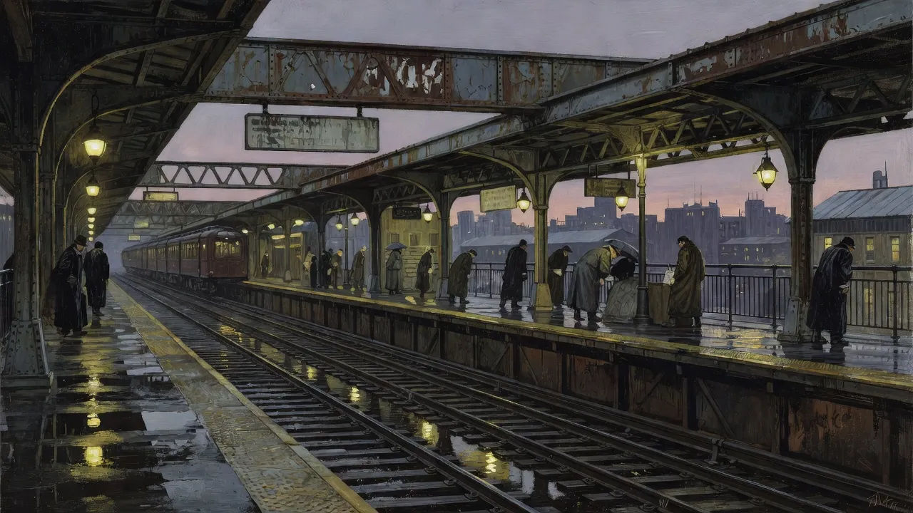 Dusk on the El