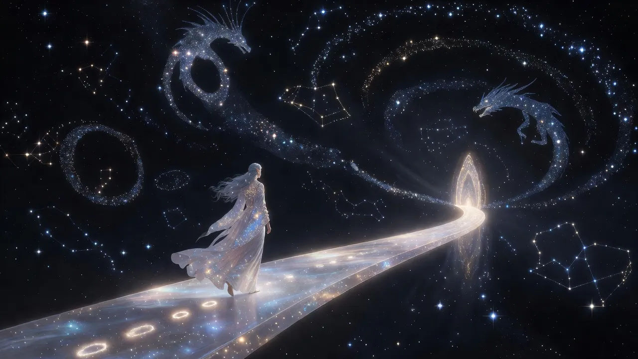 Wanderer on the light-bridge