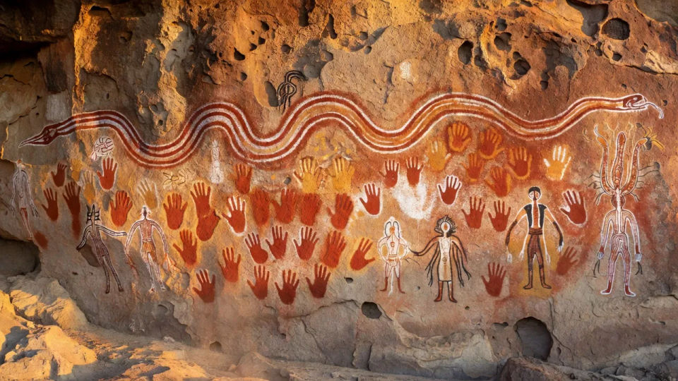 Rock-shelter gallery
