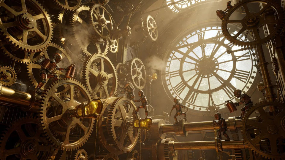 Clocktower interior
