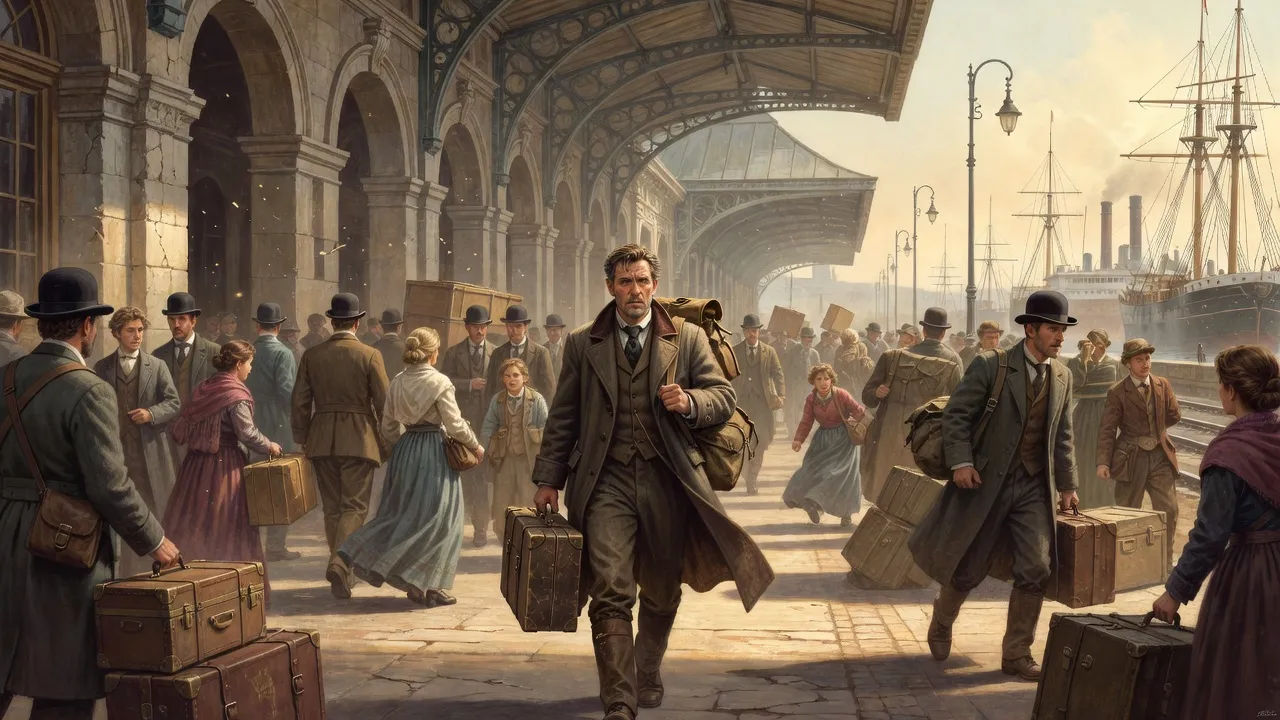 The journey abroad