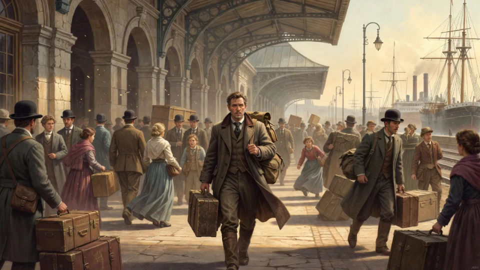 The journey abroad