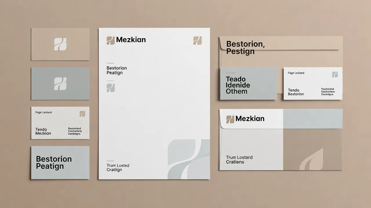 Stationery flat-lay