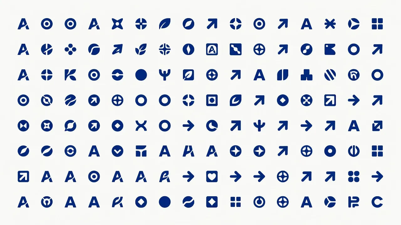Brand icon grid