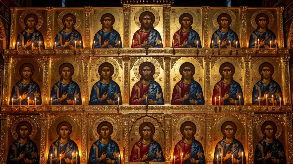 Iconostasis wall