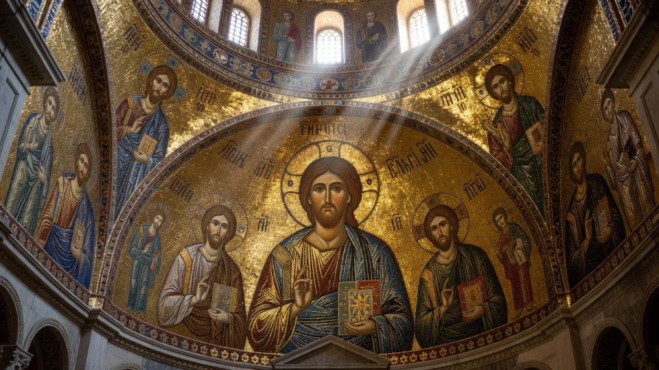 Mosaic apse